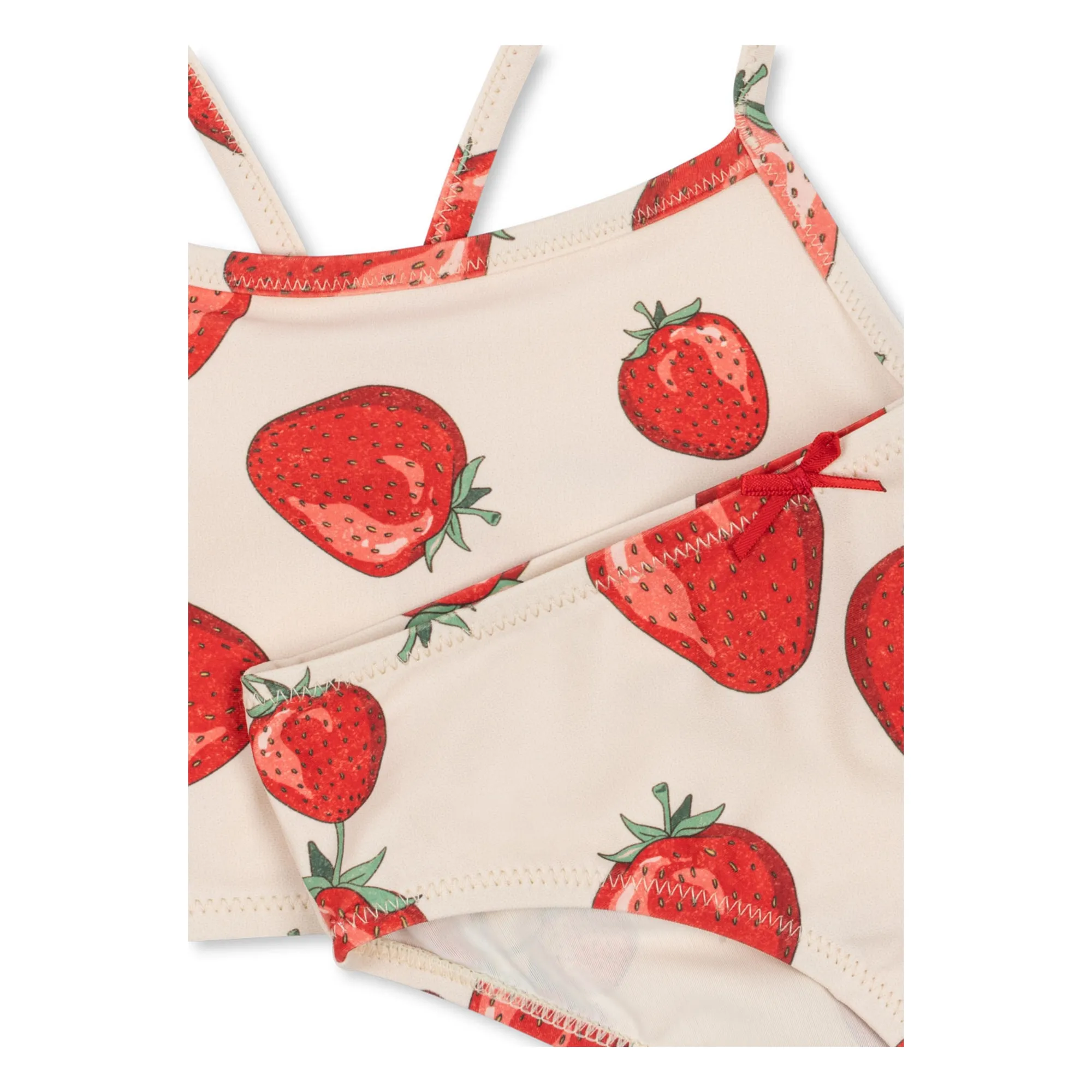 Maillot de Bain 2 Pièces Frago Fibres Recyclées | Ecru- Image produit n°3