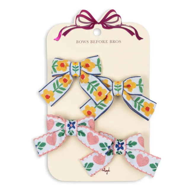Set of 4 bow ties | Pink