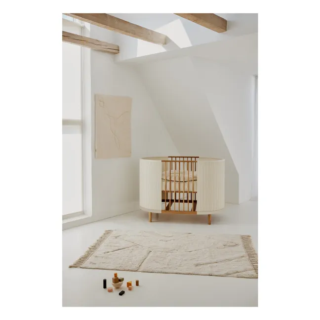 Spannbetttuch für Babybett Kai | Cremefarben