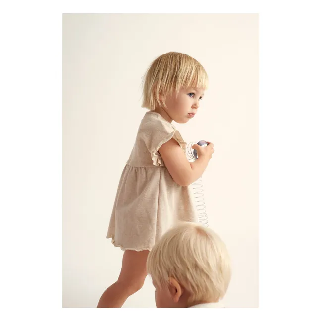 Kleid Agata Bio-Frottee | Seidenfarben