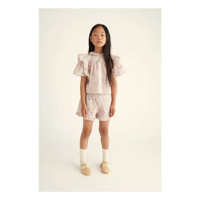 Bluse Ada Bio-Baumwolle | Korallenfarben