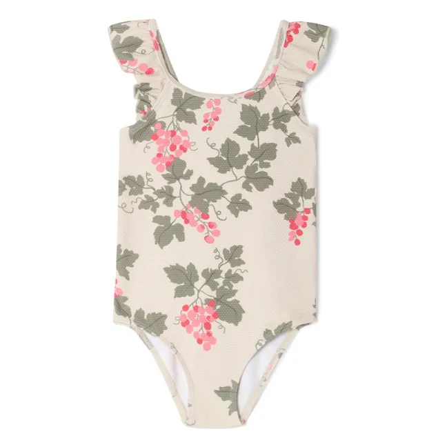 Costume da bagno Raisin Fibre riciclate | Ecru