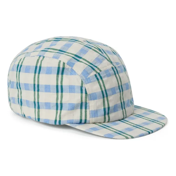 Mar embossed cap | Blue- Product image n°0