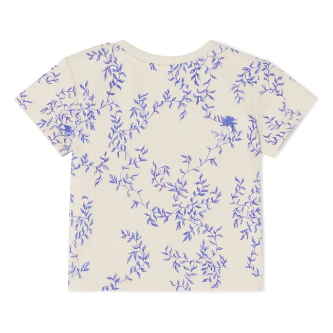 Maglietta in cotone organico Jardim | Ecru