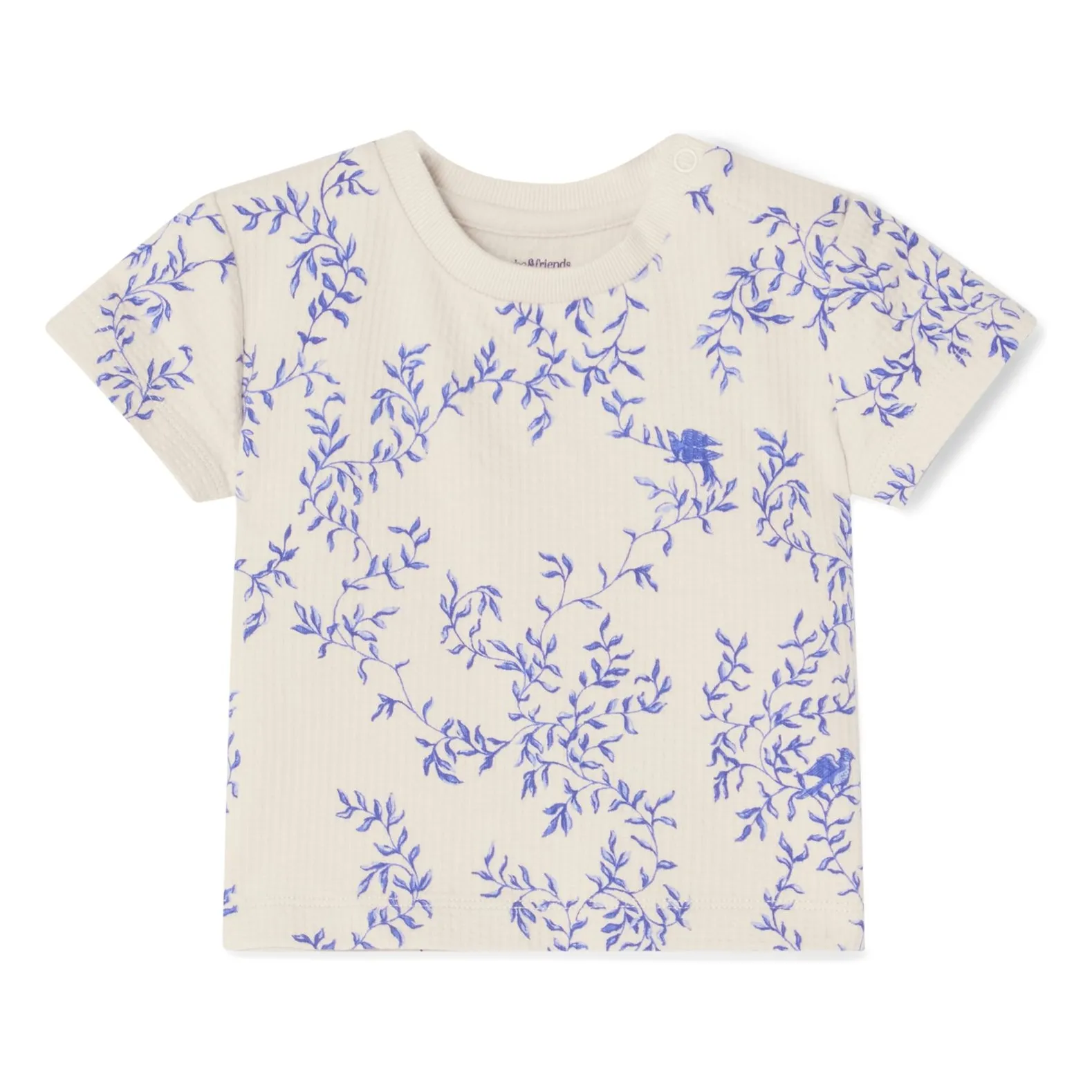 Garbo&Friends Ecru Jardim Organic Cotton T-Shirt