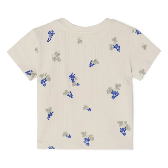 Maglietta in cotone biologico Grape | Ecru