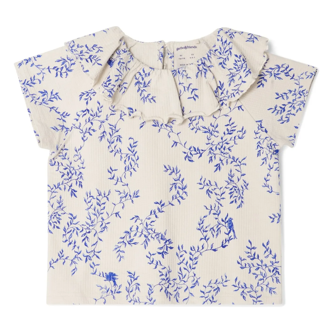 Garbo&Friends Ecru Jardim Organic Cotton Blouse