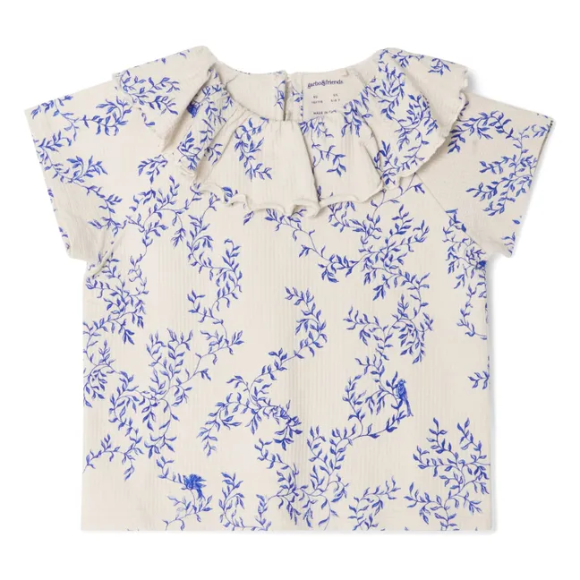 Blusa de algodón ecológico Jardim | Crudo