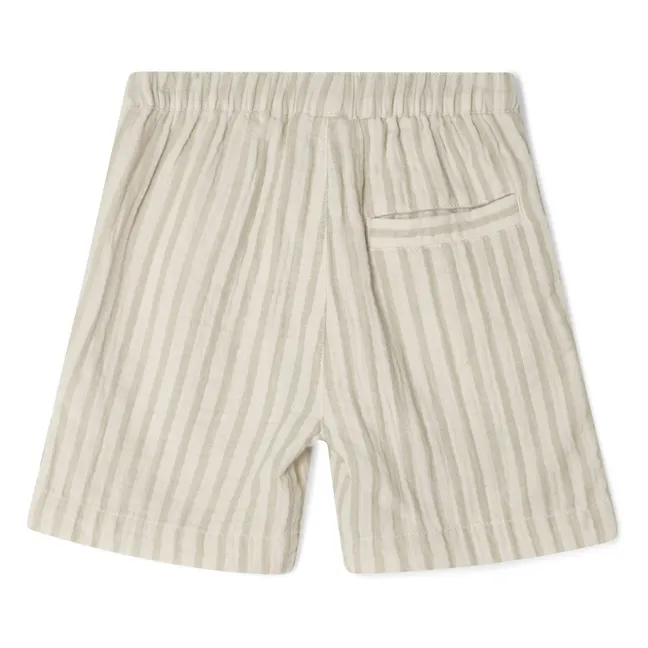 Pebble Stripe Short | Beige