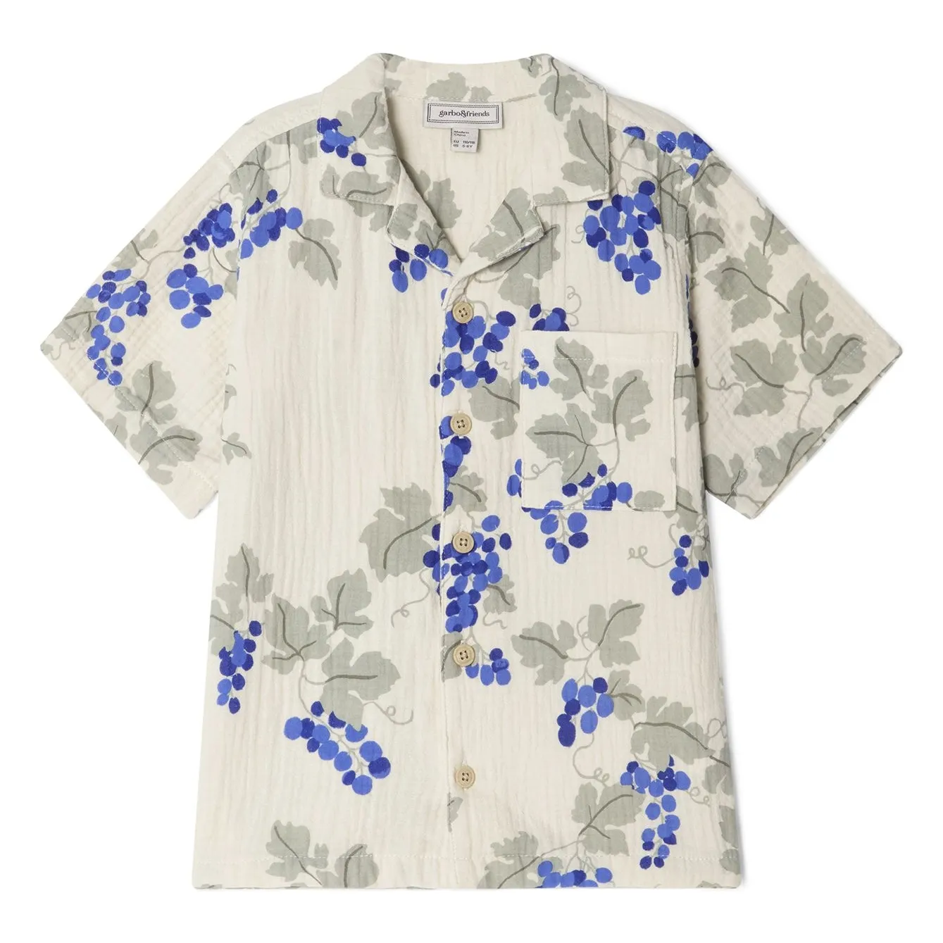 Garbo&Friends Ecru Grape Shirt
