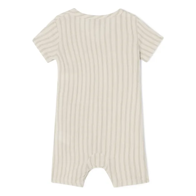 Body de rayas Pebble | Beige