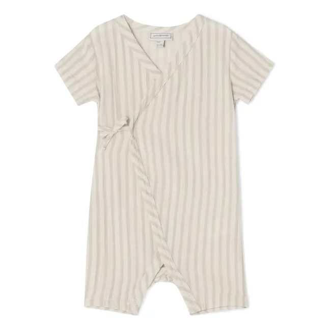 Body de rayas Pebble | Beige