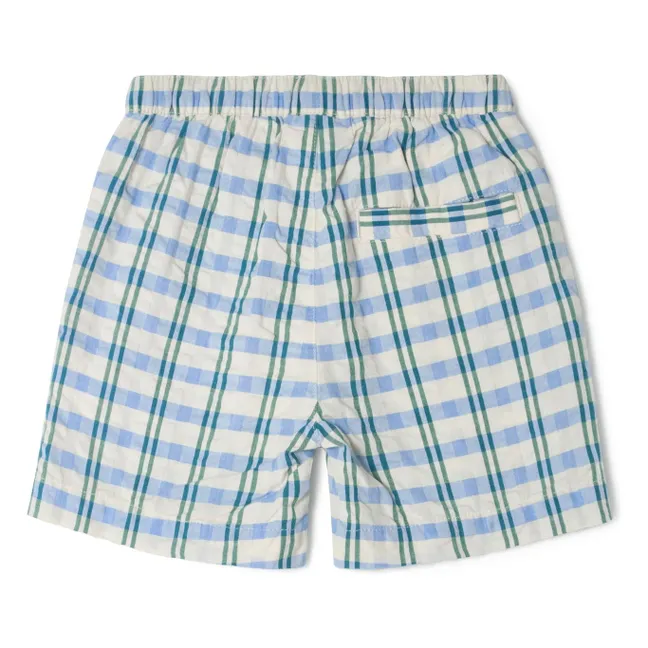 Short Mar Carreaux | Bleu