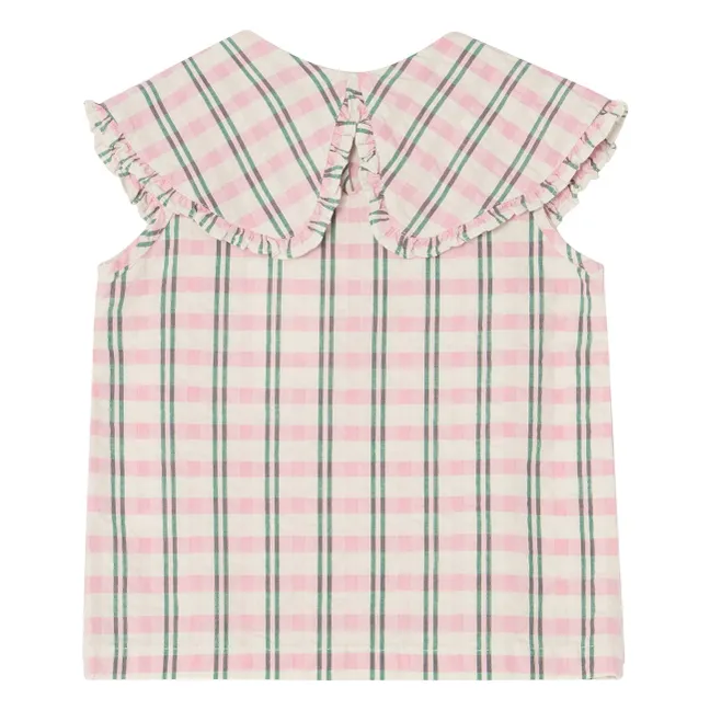 Camicetta Carreaux Gaufrée | Rosa