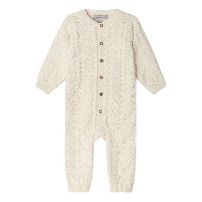 Torsade jumpsuit | Ecru
