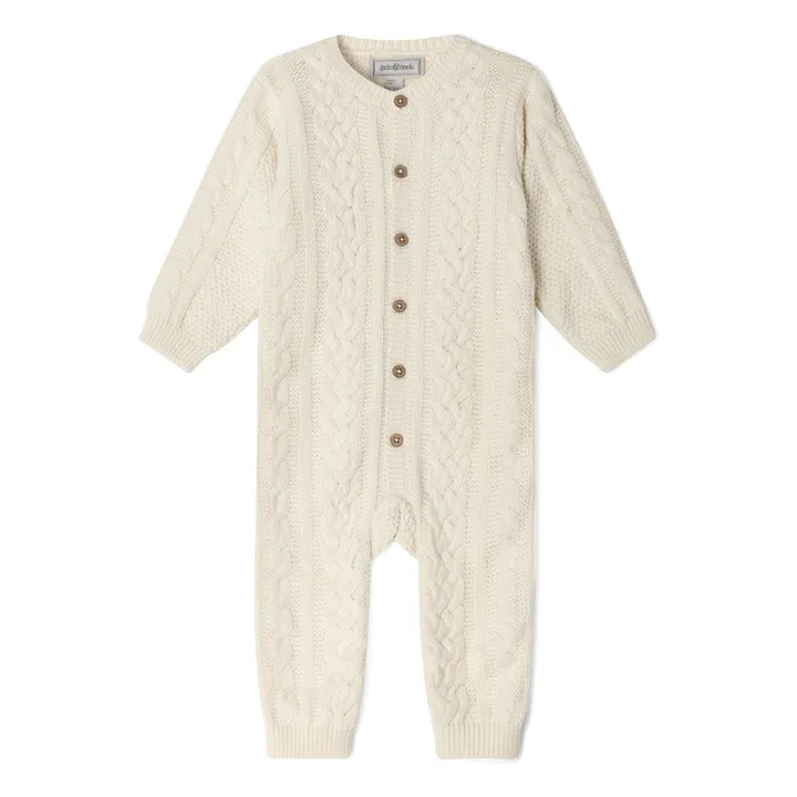 Torsade jumpsuit | Ecru- Product image n°0