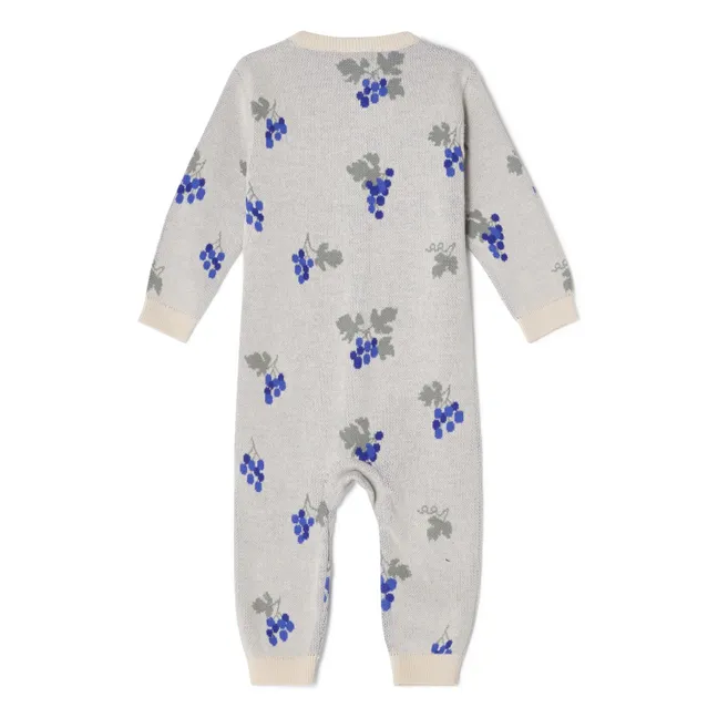 Combinaison Raisin Coton Bio | Bleu