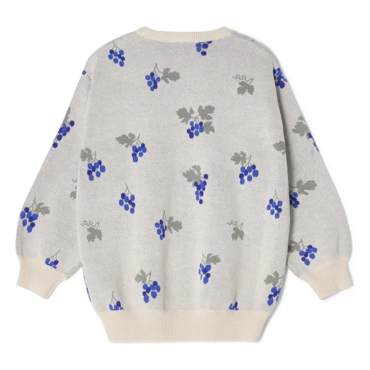 Felpa in maglia con uvetta | Blu- Immagine del prodotto n°4