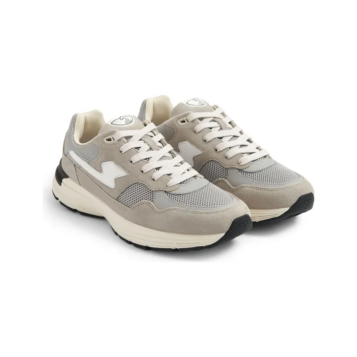 Baskets Amiel S-Strike Suede Mix | Gris- Image produit n°1