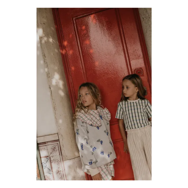 Blusa Carreaux Gaufrée | Rosa