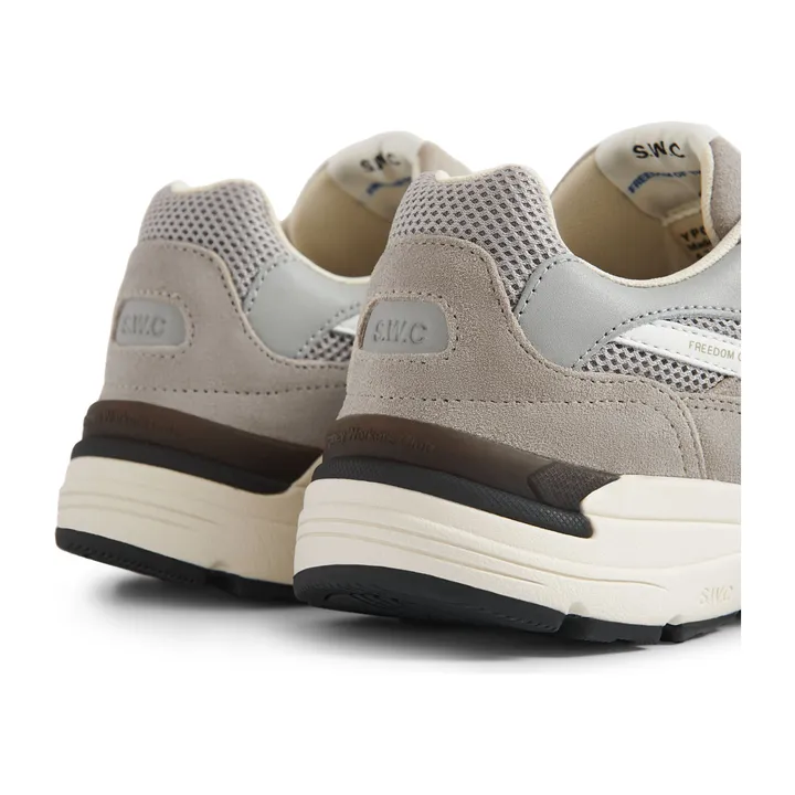Baskets Amiel S-Strike Suede Mix | Gris- Image produit n°3