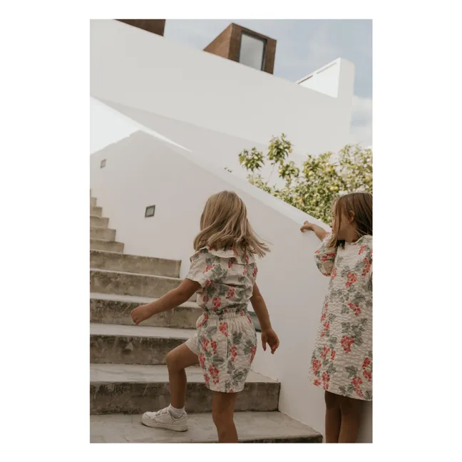 Shorts Traube Waffel | Seidenfarben