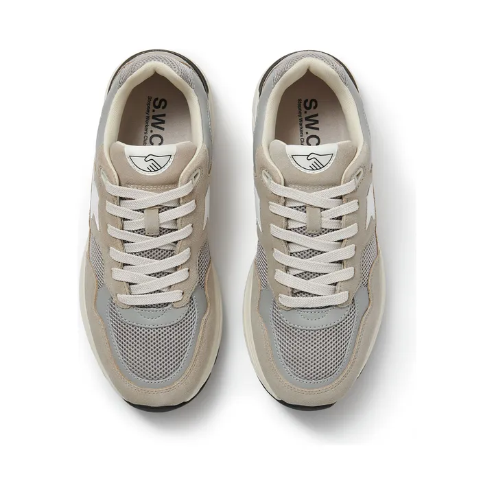 Baskets Amiel S-Strike Suede Mix | Gris- Image produit n°2