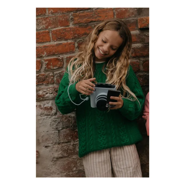 Pull Torsade Coton Bio | Vert