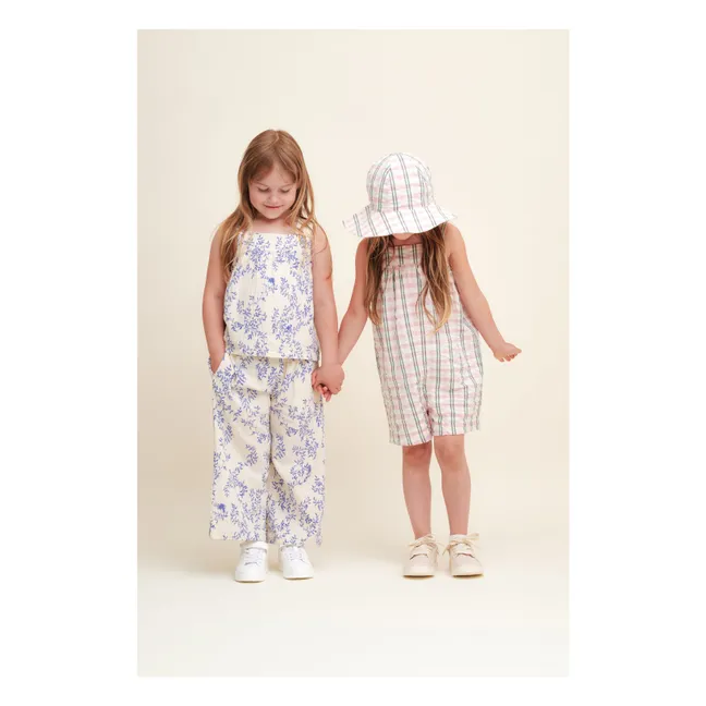 Combishort Carreaux | Rose
