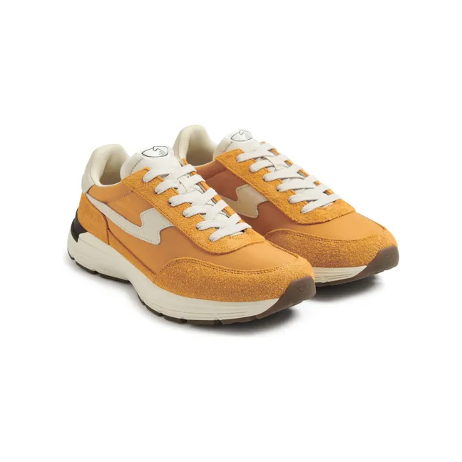 Osier S-Strike Raw Suede Mix Sneakers | Yellow