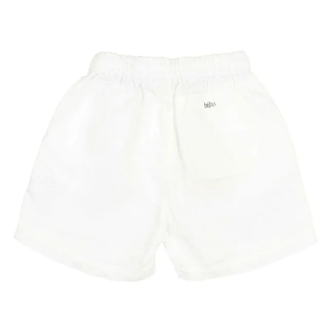 Bermuda Uni Lin | Blanc