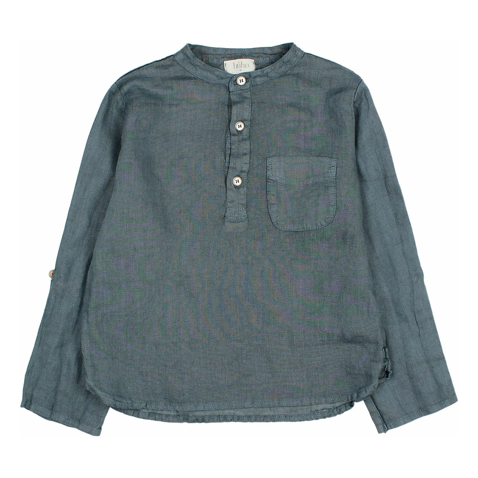 Búho - Chemise Kurta Lin - Garçon - Bleu Canard - 3 ans