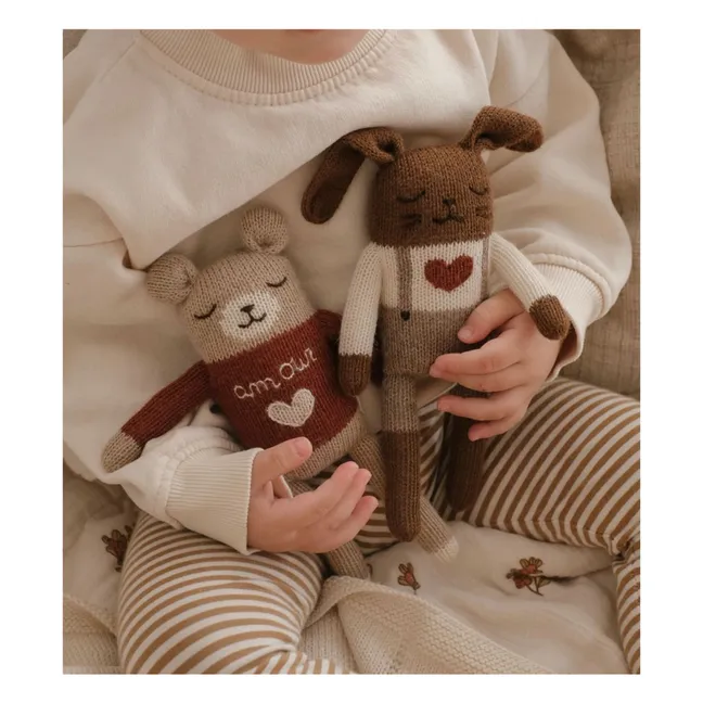 Doudou Ourson Amour | Sienne