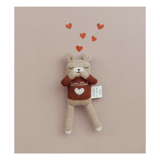 Doudou Ourson Amour | Sienne