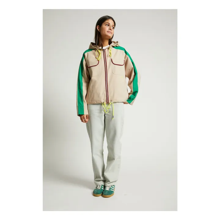 Colorblock Sunny jacket | Natural- Product image n°2