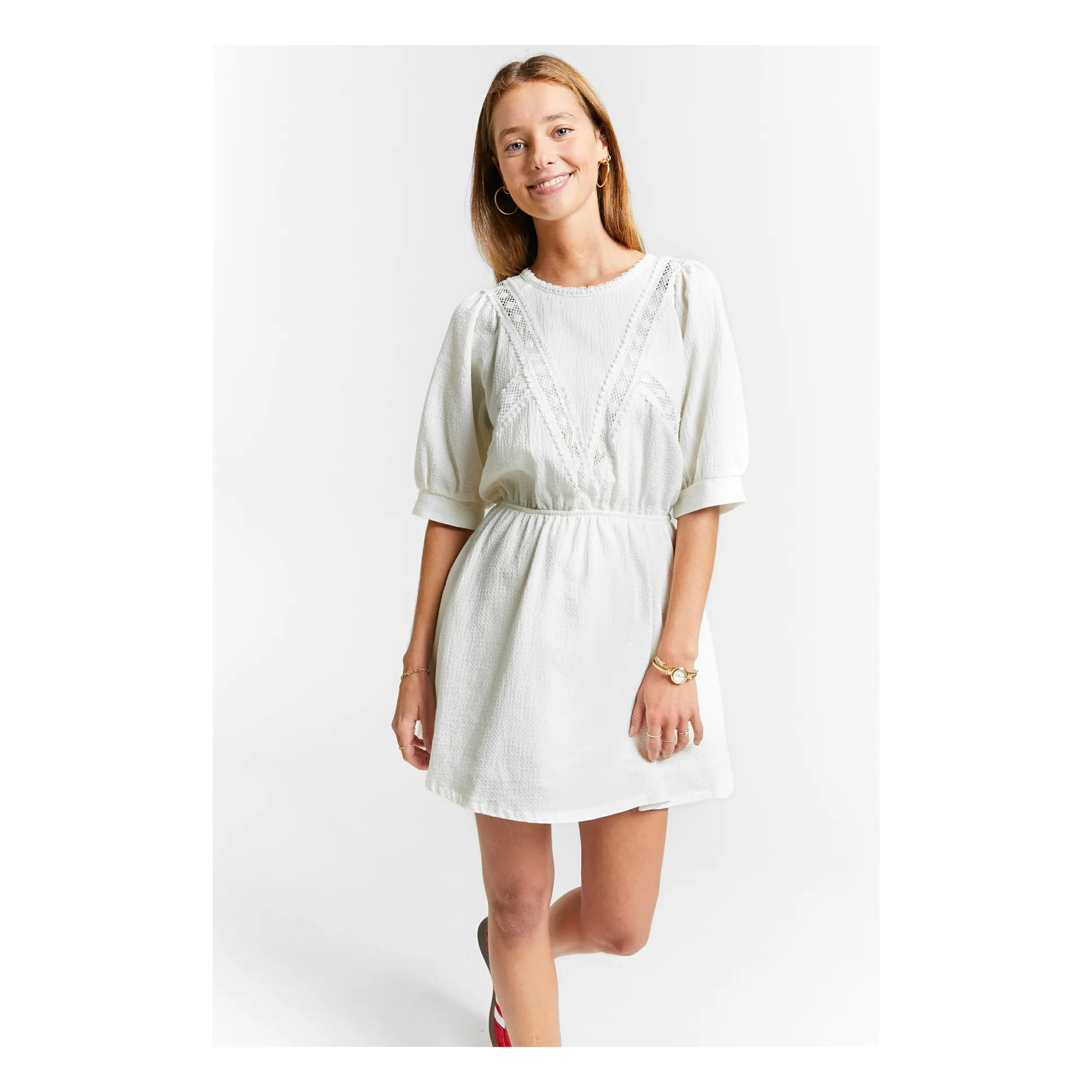 Indee Ecru Stream Dress