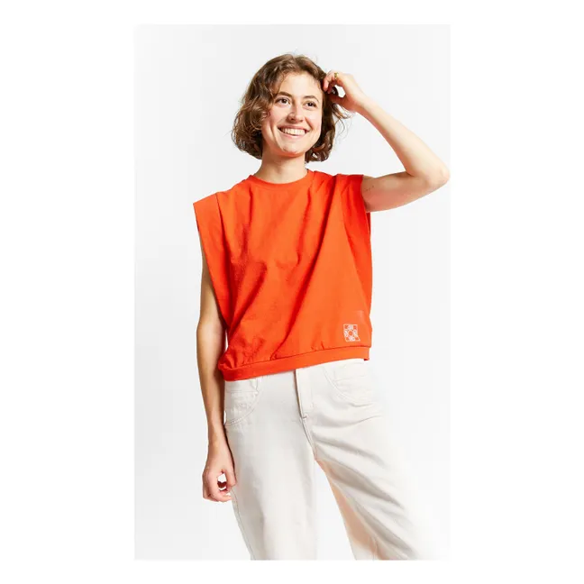 Débardeur San Francisco | Orange sanguine