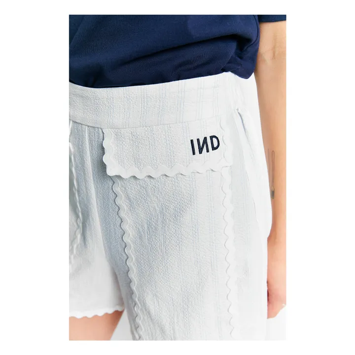 Short Rayures States | Blanc- Image produit n°2