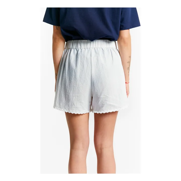 Short Rayures States | Blanc- Image produit n°1
