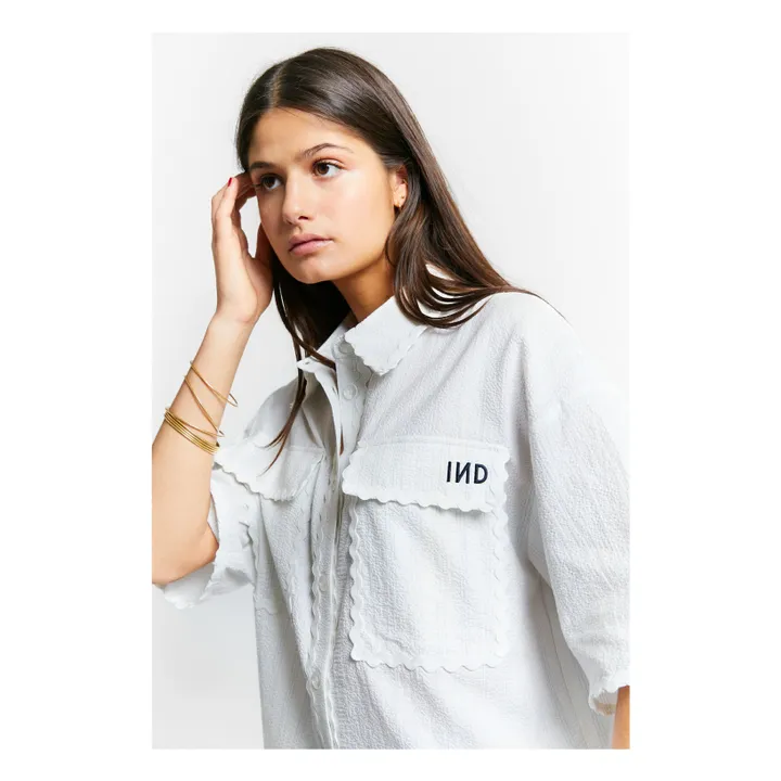 Camicia Suraya a righe | Bianco- Immagine del prodotto n°1