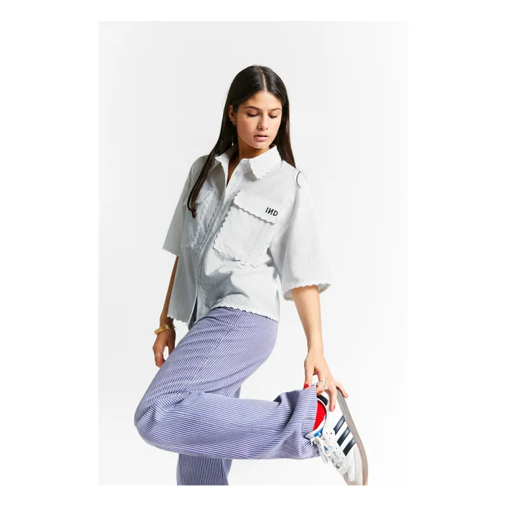 Chemise Rayures Suraya | Blanc- Image produit n°0