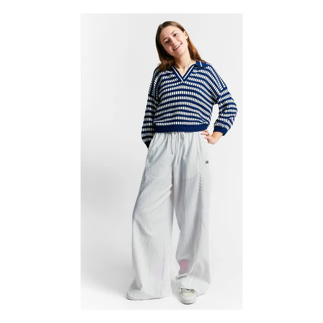 Pull Rayures Sablon | Bleu marine