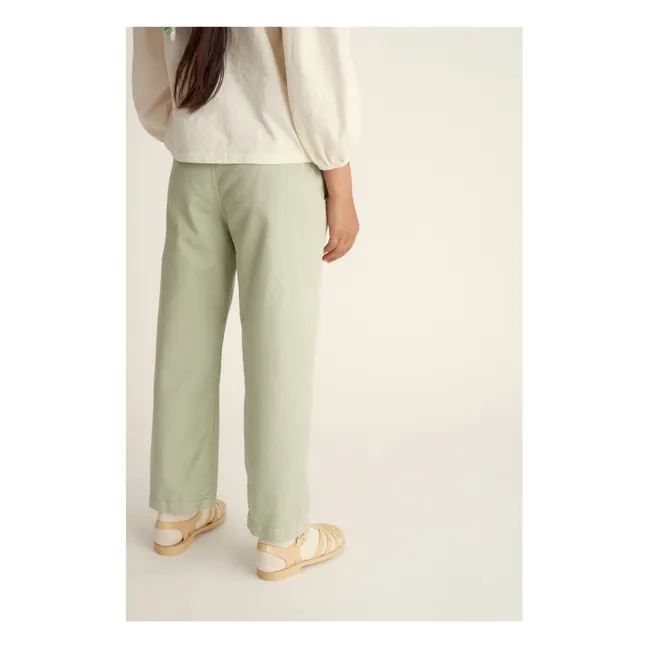Pantaloni Paola in lyocell | Verde chiaro