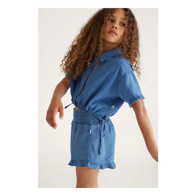 Bluse Lua | Blau