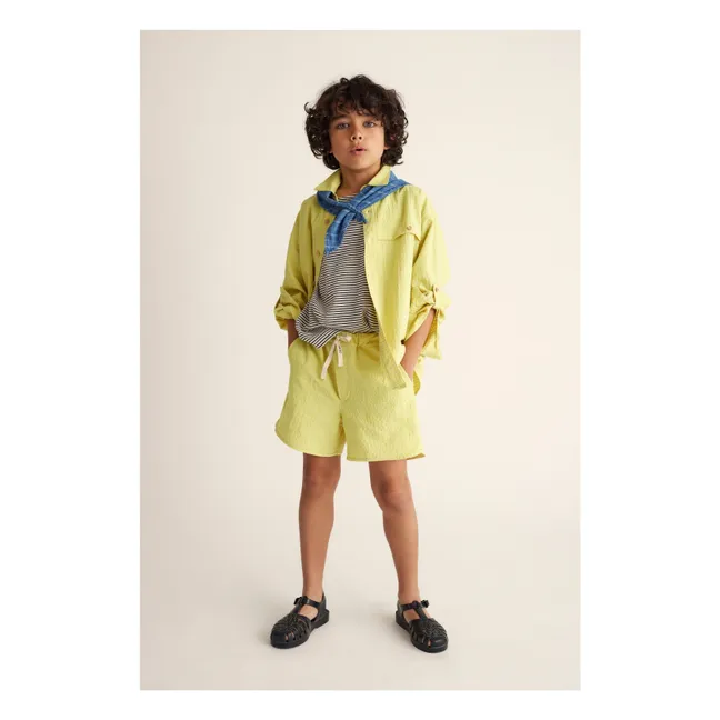 Shorts Julius Vichy Recycled Fibres | Gelb