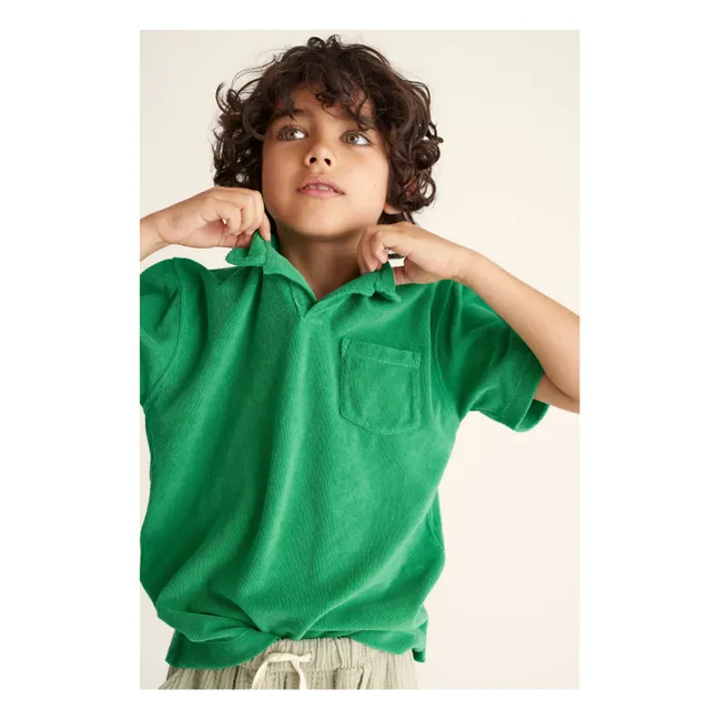 Polo Mael Eponge Bio | Vert
