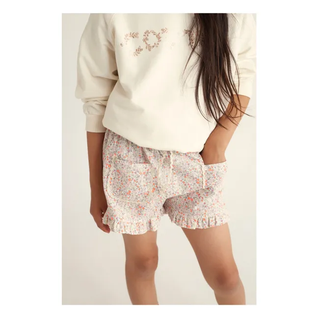 Short Lina Coton Bio | Corail