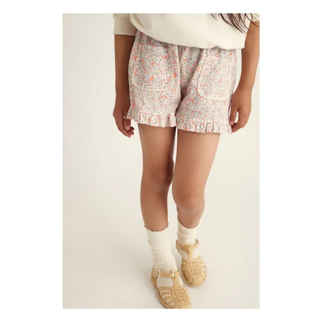 Short Lina Coton Bio | Corail