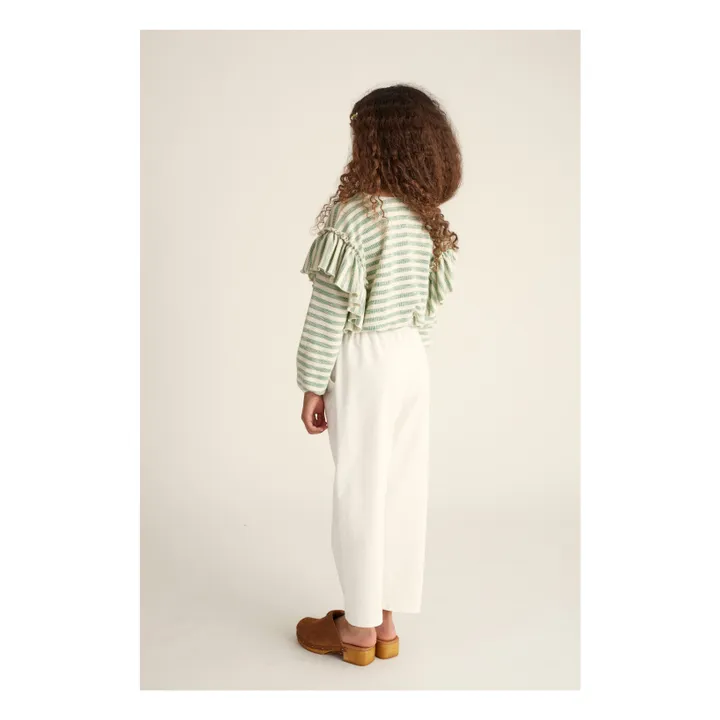 Pantalon Paola Lyocell | Ecru- Image produit n°2