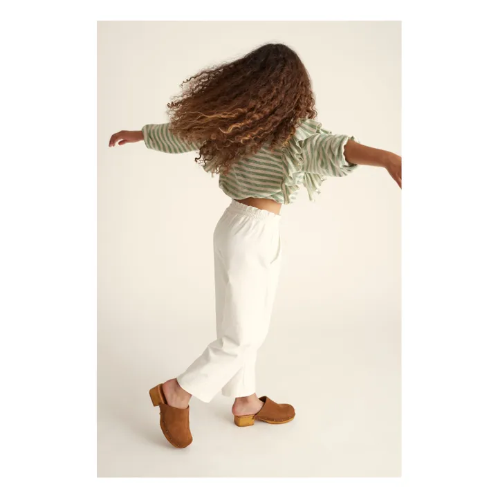 Pantalon Paola Lyocell | Ecru- Image produit n°1